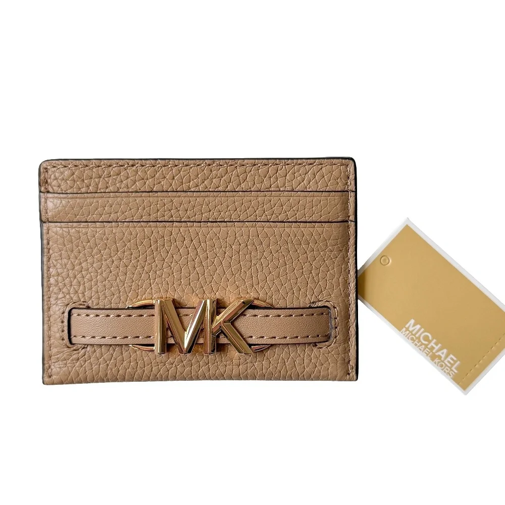 MICHAEL KORS Reed Large Pebbled Leather Card Case - NWT ($188 Retail)